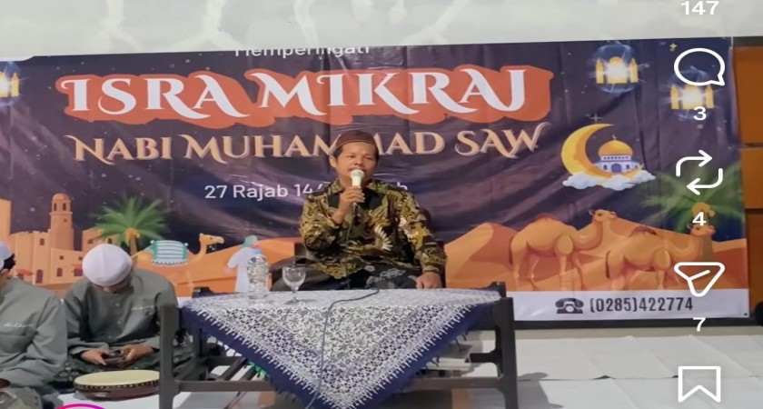 Peringatan Isra Mikraj 1447 H di SMP Negeri 2 Pekalongan: Meneladani Perjalanan Rasulullah SAW dan Menguatkan Kecintaan terhadap Salat